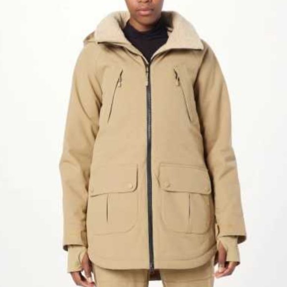 Burton Jackets & Coats Womens New Burton Prowess Snow Jacket Xl Extra Large Kelp Tan